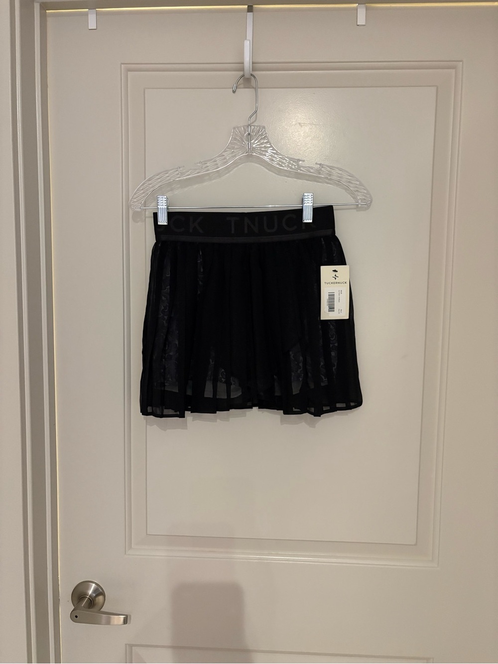 Tuckernuck Black Layered Mesh Skater Skirt NWT Size XS